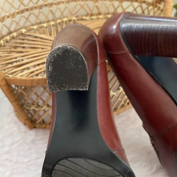 Maripe Madrid heeled loafers 6M - Picture 5 of 7